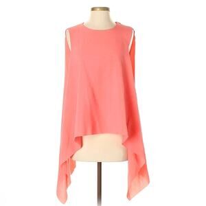 COS Women's Sleeveless Coral Blouse Size 6 Small